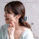 ステンレス ハートピアス 18KGP レディース イヤリング ハートモチーフ スタッドピアス ゴールドカラー シルバーカラー バイカラー 縁取り 立体 大ぶり 存在感 上品 かわいい 大人可愛い フェミニン 両耳用 2点セット