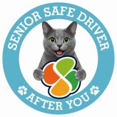 カーサイン 高齢者マーク SENIOR SAFE DRIVER コラット ステッカー シール 直径13cm 肉球 日本製 車