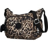 キプリング ショルダーバッグ レディース ブランド Kipling ガブ S ロゴ ワンポイント 総柄 ヒョウ・レオパード KI6607-6JP Wild Leopard