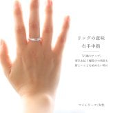 ハワイアンジュエリー リング 刻印 無料 誕生石入れ可 1号～29号 幅約3.5mm マイレリーフ シルバー925 ギフト対応可 指輪 ピンキーリング 大きいサイズ 小さいサイズ 彼女 妻 女性 レディース プレゼント ハロウィン 【品番：SR401】