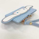 サンリオ パスケース リール付き シナモロール 定期入れ キャラクター ダイカット ICカードケース 通学 通勤 かわいい グッズ 子供 女の子 プレゼント サンリオ正規ライセンス品