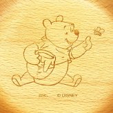 ディズニー くまのプーさん 木製丸プレート (ハチ) 食器 Disney