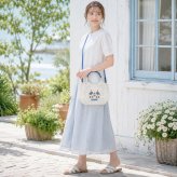 moz unifyコラボ ナイロンショルダートート ショルダーバッグ トートバッグ 軽量 普段使い 使いやすい レディース ギフト プレゼント ブラック zups02