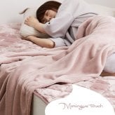 毛布 メレンゲタッチ 約140×200cm シングル 薄手 洗濯機で洗える 2層構造 フランネル ブランケット
