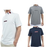 トミーヒルフィガー ゴルフ メンズ ボックスロゴ 半袖モックネックシャツ TOMMY HILFIGER GOLF THMA412 春夏モデル お誕生日祝い お祝い 記念品 お父さん 父の日 彼氏 男性 30代 40代 50代 60代  還暦祝い 敬老の日 人気プレゼント プレゼント