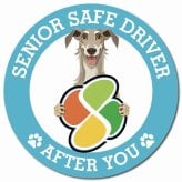 カーサイン 高齢者マーク SENIOR SAFE DRIVER ディアハウンド マグネット 強力 直径13cm 肉球 日本製 車 ステッカー