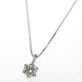 ネックレス レディース 一粒 ダイヤモンド 0.1ct プラチナ Pt900 ペンダント シンプル 華奢 アクセサリー プレゼント ギフト 誕生日 記念日