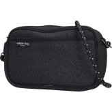 ウィローベイ ショルダーバッグ レディース ブランド WILLOWBAY ラージクロスボディバッグウィズロープ クロスボディ BLACK DENIM