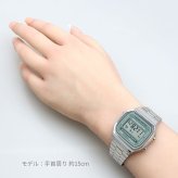 CASIO 腕時計 カシオ 時計 ウォッチ チープカシオ チプカシ ヴィンテージシリーズ デジタル メンズ レディース キッズ シルバー×ブルーグリーン A168WA-3AY [並行輸入品]