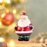 クリスマス 飾り オーナメント キラキラ インテリア オブジェ 置物 サンタ プラサンタ サンタクロース 大きめ スポーツ ツリー 装飾 玄関 ユニーク ギフト プレゼント