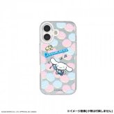 iPhone17 ケース シナモロール サンリオ キャラクター スマホケース TPU クリア 耐衝撃 背面保護 カメラフレーム インナーシート付き ストラップホール おしゃれ 可愛い サンリオ正規ライセンス品
