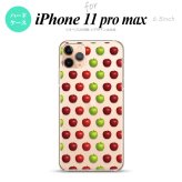 iPhone11ProMax iPhone11pro max スマホケース ハードケース りんご 林檎 青リンゴ 緑 赤 メンズ レディース nk-i11pm-049