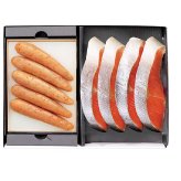 敬老の日 ギフト　 博多の味 やまや 辛子 明太子 と 紅鮭 詰合せ｜ 辛子明太子150g×1個紅鮭×4切｜敬老の日メッセージ付【お届け期間：9月19日～9月21日】 遅めの お中元 ※沖縄・北海道は配送不可　送料無料