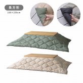 リバーシブル こたつ布団 撥水加工 アウトドア ペットの毛がつきにくい 長方形 正方形 掛布団 収納バッグ付き シュラフ / コタツ布団 保温 カバー シンプル キルティングマルチケット 無印 北欧 和室 薄掛け 寝袋 \5%OFFクーポン ポリエステル