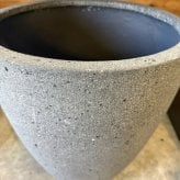 鉢カバー おしゃれ 大型 丸型 カプリ ラテルストーン L M サイズ 高級 北欧 室内 屋内 観葉植物用 サボテン 特大 玄関 インテリア プランター 深型