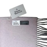 ヴィヴィアン ウエストウッド マフラー メンズ レディース ブランド Vivienne Westwood ロゴ W01MK-P410 ANTHRACITE ビビアン