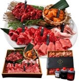 焼肉セット 敬老の日 誕生日 お祝い ギフト 肉 メッセージカード/日時指定/熨斗対応可 タレ付き 大阪 鶴橋 焼肉白雲台 (白雲台セット) 7種 800g