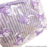 クロミ ポーチ ミニ ダブルポーチ クリア サンリオ キャラクター グッズ 2ルーム 小物入れ メイクポーチ コスメポーチ おしゃれ かわいい レディース キッズ プレゼント ギフト サンリオ正規ライセンス品