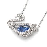 スワロフスキー swarovski ネックレス アクセサリー 5533397 Swan スワン レディース ブルー 海外正規品