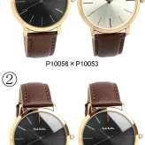 【ペアウォッチ】ポールスミス Paul Smith 腕時計 牛革ベルト MA 41mm×41mm クオーツ 日本製ムーブメント 日常生活防水 シンプル 大人 PS-PAIR 恋人 カップル 2本セット お揃い 夫婦 記念 結婚 20代 30代 40代 50代 60代