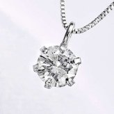 ダイヤモンド ネックレス 0.2ct 純プラチナ ペンダント ダイヤ レディース ジュエリー アクセサリー 4月 誕生石 天然石 シンプル 上品 華奢 贈り物 ギフト プレゼント