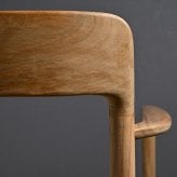 ダイニングチェア 肘付き 2脚セット アームチェア 木製 チーク 無垢材 天然木 ペーパーコード おしゃれ ナチュラル 北欧 和風 インテリア 和モダン リビング 家具 ダイニング レストラン カフェ ジャパンディ 高級感 椅子 新生活