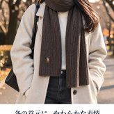 2026 最新 ポロ ラルフローレン マフラー ストール メンズ レディース ブランド POLO RALPH LAUREN ロゴ 無地 PC0972 黒 青 ネイビー グレー 選べるモデル