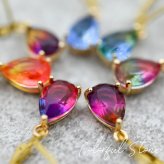 ピアス 金属アレルギー サージカルステンレス フープ 落ちない 引っかからない 外れにくい フック グラデーション しずく 雫 ドロップ ひと粒