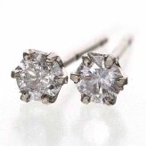 K18WG ダイヤモンドピアス 0.2ct 18金 ホワイトゴールド スタッドピアス レディース アクセサリー 天然石 ダイヤ シンプル 普段使い 記念日 誕生日 ギフト プレゼント