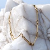 ブレスレット レディース スクロール ペーパークリップチェーン 金属アレルギー対応 サージカル ステンレス インスタ sale
