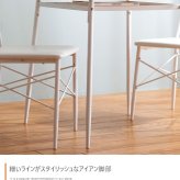 幅110cm ダイニングテーブル+ダイニングベンチ+チェア2脚 テーブル センターテーブル リビングテーブル チェア 椅子 ベンチ アイアン脚 ヴィンテージ風 小物収納 家具 インテリア 新生活