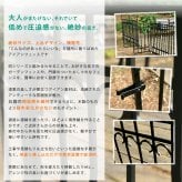 ガーデン エクステリア パークアベニューフェンス基本セット 送料無料 フェンス ゲート 扉 アイアン ガーデニング 枠 柵 仕切り 目隠し 境目 クラシカル アンティーク トレリス つる 薔薇 バラ 朝顔 園芸 ラティス
