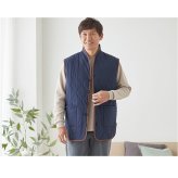 襟付きベスト メンズ 通販 キルトベスト 部屋着 シニアベスト ロング丈ベスト 前開きベスト 前ボタン 中綿ベスト ポケット付き 秋冬用上着 スタンドカラー 綿100表地 着脱簡単 おうち時間 紳士 ホームウェア ゆったり ルームウェアメンズ 高齢者 男性