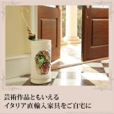 イタリア 家具 ヨーロピアン ヴェローナクラシック 陶製傘立て-ブドウ  傘 玄関 ヨーロッパ家具 クラシック 輸入家具 アンティーク風 イタリア製 おしゃれ 高級感 エレガント リモート テレワーク 在宅