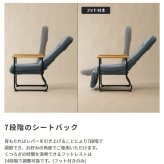 チェア 椅子 ー 1P 1人掛け 1人用 体圧分散 ヘッドリクライニング リビング ダイニング ポケットコイル ファブリック スチール脚 リクライニング