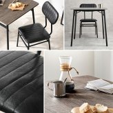 ダイニング3点セット ダイニングテーブル ダイニングチェア ダイニングベンチ ダイニング 二人掛け 二人用 コンクリート調 おしゃれ 北欧 カントリー 正方形 リビング 合成皮革 ダイニングセット 食卓3点セット テーブルチェアセット 2人用ダイニング 新生活