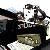 ZIPPO オールドロゴ 1935復刻 レプリカ ジッポ ライター ブラックニッケル シンプル 彫刻 角型 外ヒンジ 3バレル かっこいい 銀差し 黒 おしゃれ 高級 メンズ プレゼント ギフト