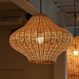 ラタン ランプシェード 籐 天然素材 自然素材 照明 北欧 ヴィンテージ アジアン リゾート モダン ナチュラル インテリア クラシック 完成品