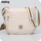 キプリング ショルダーバッグ レディース ブランド Kipling アルト ロゴ ワンポイント 無地 K19911-9LO Soft Sand