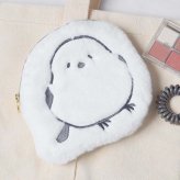 ポーチ もふもふ メイクポーチ アニマル ポーチ もこもこ アニマルフェイス かわいい アクセサリーポーチ ネコ 猫 トイプードル イヌ 犬 ふわふわ ねこ 刺繍 レディース 小物入れ 小銭 コインケース マルチーズ プレゼント フラットポーチ