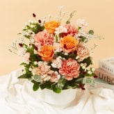 フラワーギフト カラフルガーデンフラワーアレンジメント Mサイズ 生花 花市場から直送 父の日  お祝い 誕生日 記念日