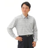 麻入りニットシャツ2色組