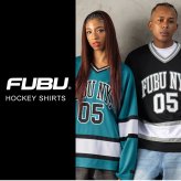 FUBU フブ ホッケーシャツ メンズ レディース fam-62712 ホッケージャージ ゲームシャツ 長袖 Vネック ナンバリング ロゴ プリント オーバーサイズ ストリート ヒップホップ ダンス カジュアル M L XL XXL 2026FW Karlas