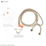 ハローキティ スマホリング ストラップ付き マルチリングプラス マスコット 落下防止 挟むだけ スマホショルダー キャラクター グッズ サンリオ SANG-457KT iPhone Android サンリオ正規ライセンス品