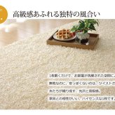 ラグ カーペット 1.5畳 防炎 抗菌 防臭 防ダニ シャギー タフト 国産 無地 『シャンゼリゼ』 約130×190cm