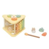 PolarB | バニーシリーズ アクティビティボックス / 5in1 楽器 型はめパズル TYPR44291 ポーラービー ベビー用楽器のおもちゃ ギフト プレゼント 出産祝い