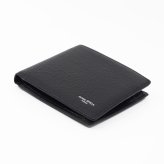 モンテスピガ　monte SPIGA　二つ折り財布　MOSMSP104BK　ブラック　黒　レザー　牛革　ウォレット