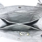 スヌーピー スクエアトートバッグ (グレー)  ルートート ROOTOTE SNOOPY