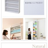 ラック 1cmピッチ 薄型 大容量 文庫本 上置き 幅60 本棚 壁面収納 突っ張り 木製 コミック 本収納 ぶんこ本 マンガ CD ブルーレイ 新生活