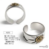 シルバー925 太陽神リング メンズリング シルバーリング ネイティブ イーグル 金剛杵 メタル オープン かっこいい ネイティブ 指輪 男性 金属アレルギー対応